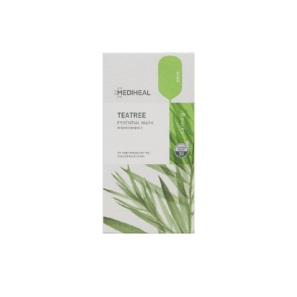 美迪惠爾 茶樹舒緩護理保濕導入精華面膜 (10片/盒)|舒緩淨化,平衡油水平衡