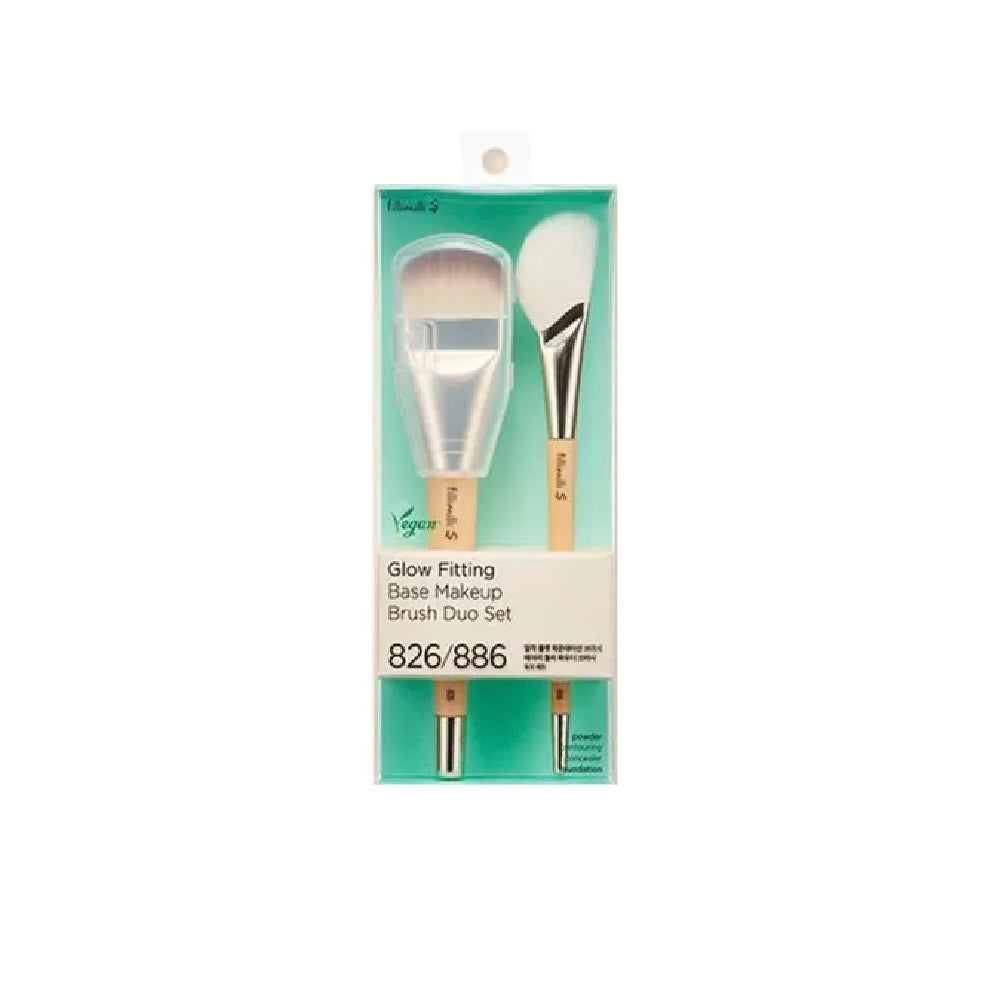 fillimilli - 完美底妝刷具組 S Glow Fitting Base Makeup Brush Duo Set