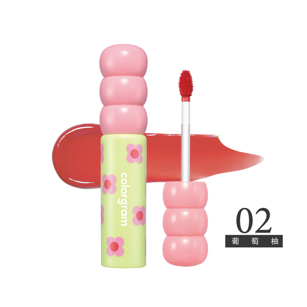 可麗格朗 糖葫蘆果汁水光唇釉 |極致糖葫蘆光澤 × 鮮活果汁色 × 玻璃珠水亮感