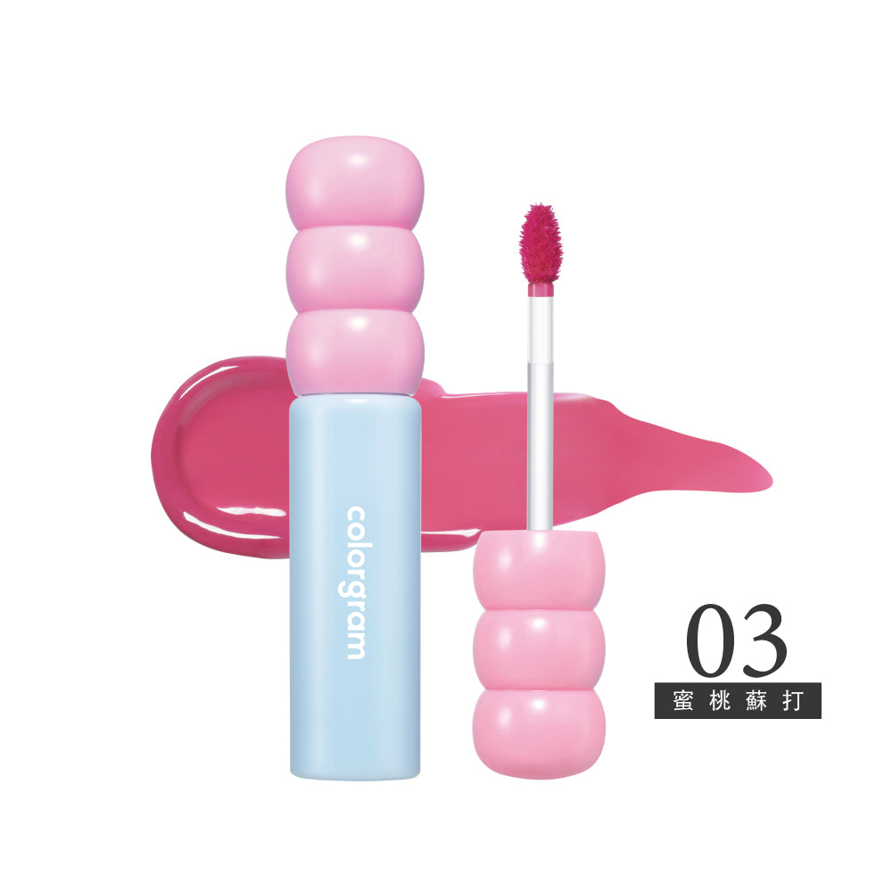 可麗格朗 糖葫蘆果汁水光唇釉 |極致糖葫蘆光澤 × 鮮活果汁色 × 玻璃珠水亮感