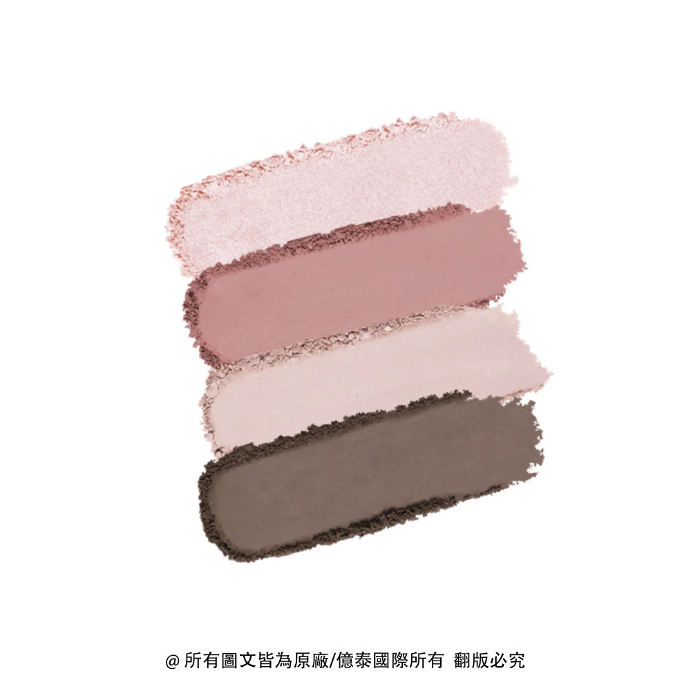 Colorgram 可麗格朗 迷你愛心4色眼彩盤 |高顯色 × 超服貼 × 多質地彩妝盤(多色系 × 多妝感)