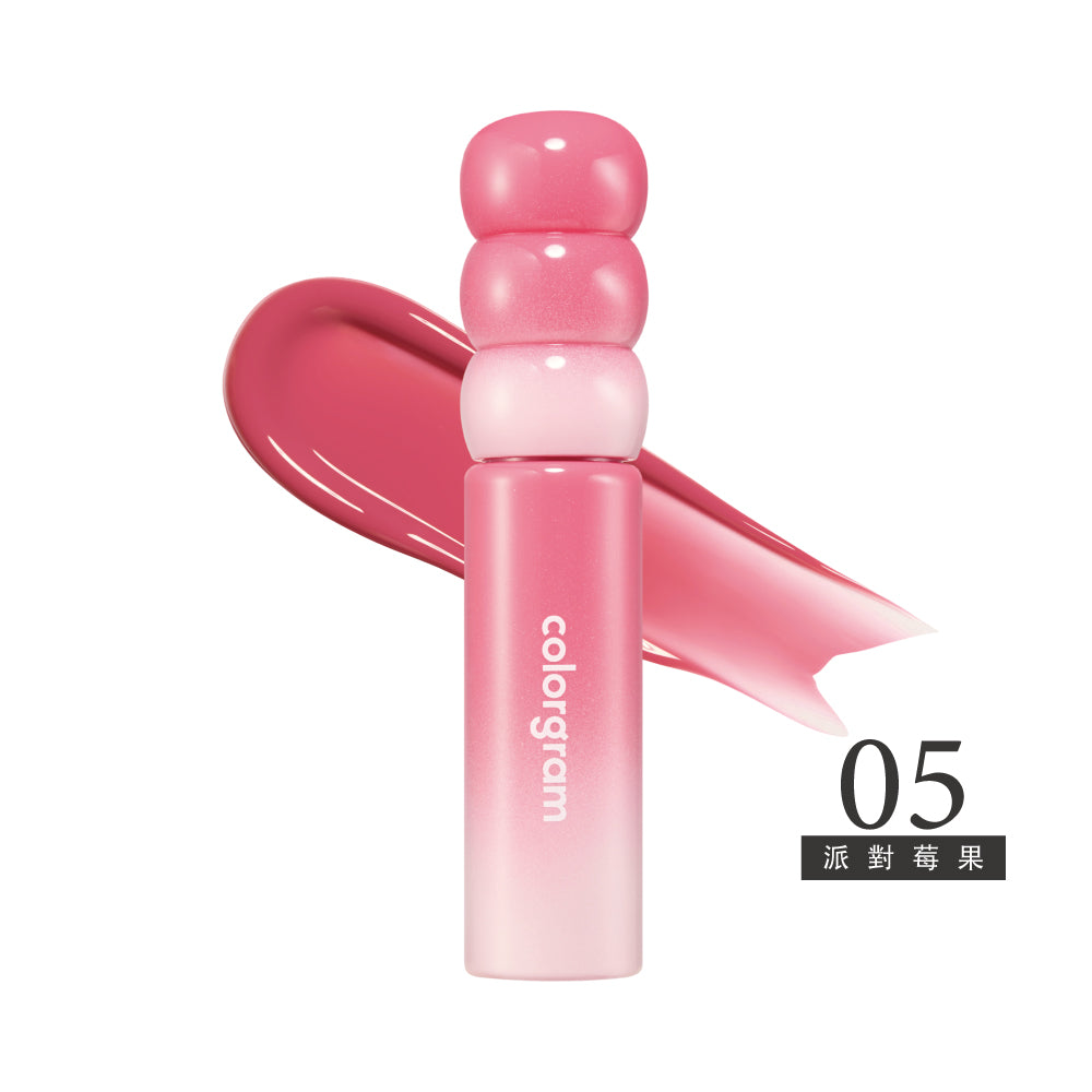 可麗格朗 糖葫蘆果汁牛奶水光唇釉 |牛奶柔光 × 果汁透亮 × 水潤不緊繃(8 色)