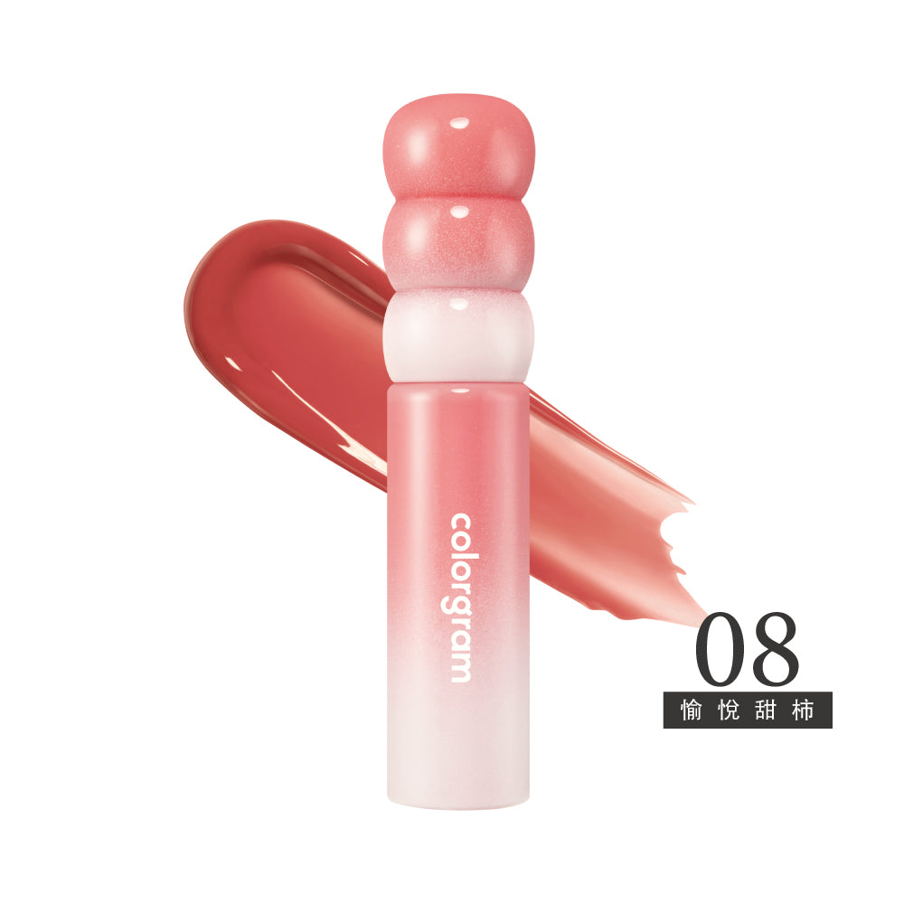 可麗格朗 糖葫蘆果汁牛奶水光唇釉 |牛奶柔光 × 果汁透亮 × 水潤不緊繃(8 色)