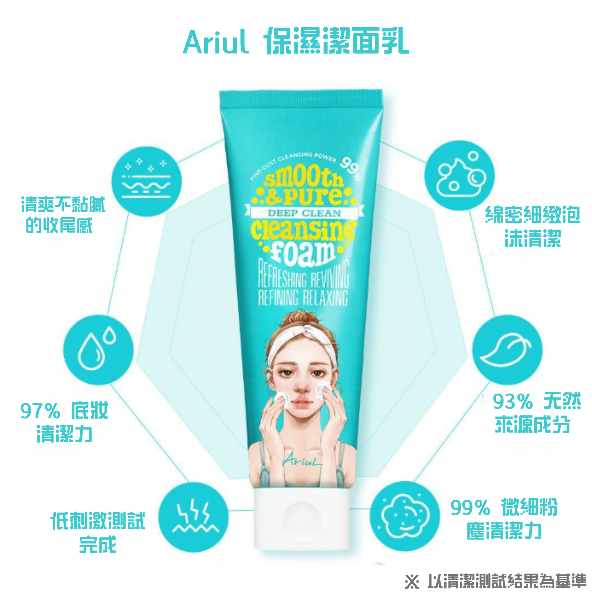 艾藜兒 深層潔淨限定套裝|眼唇卸妝棉+深層保濕潔面乳|零殘留洗卸新標準 你的卸妝終點站,肌膚潔淨起點