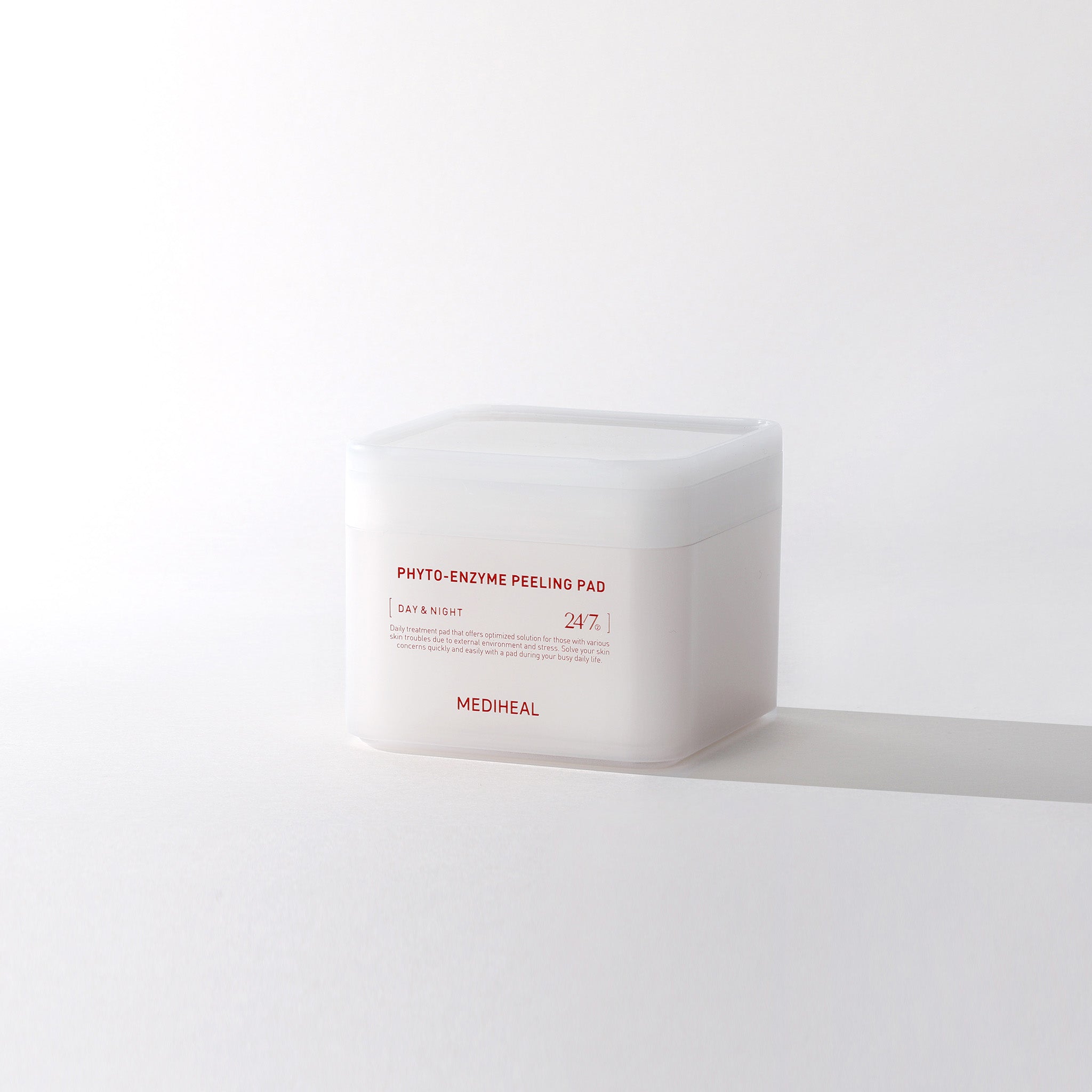 買一送一|限時組合-美迪惠爾 植物酵素亮肌煥膚柔膚棉 90入 |每日溫和煥膚,打造細緻光滑肌|24H光感平滑肌密碼