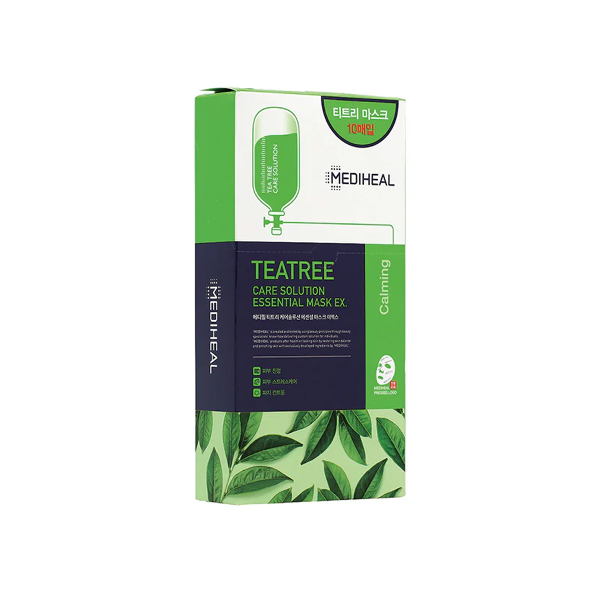 美迪惠爾 茶樹舒緩護理保濕導入精華面膜 (單入)*5|淨膚舒緩・重現清透平衡