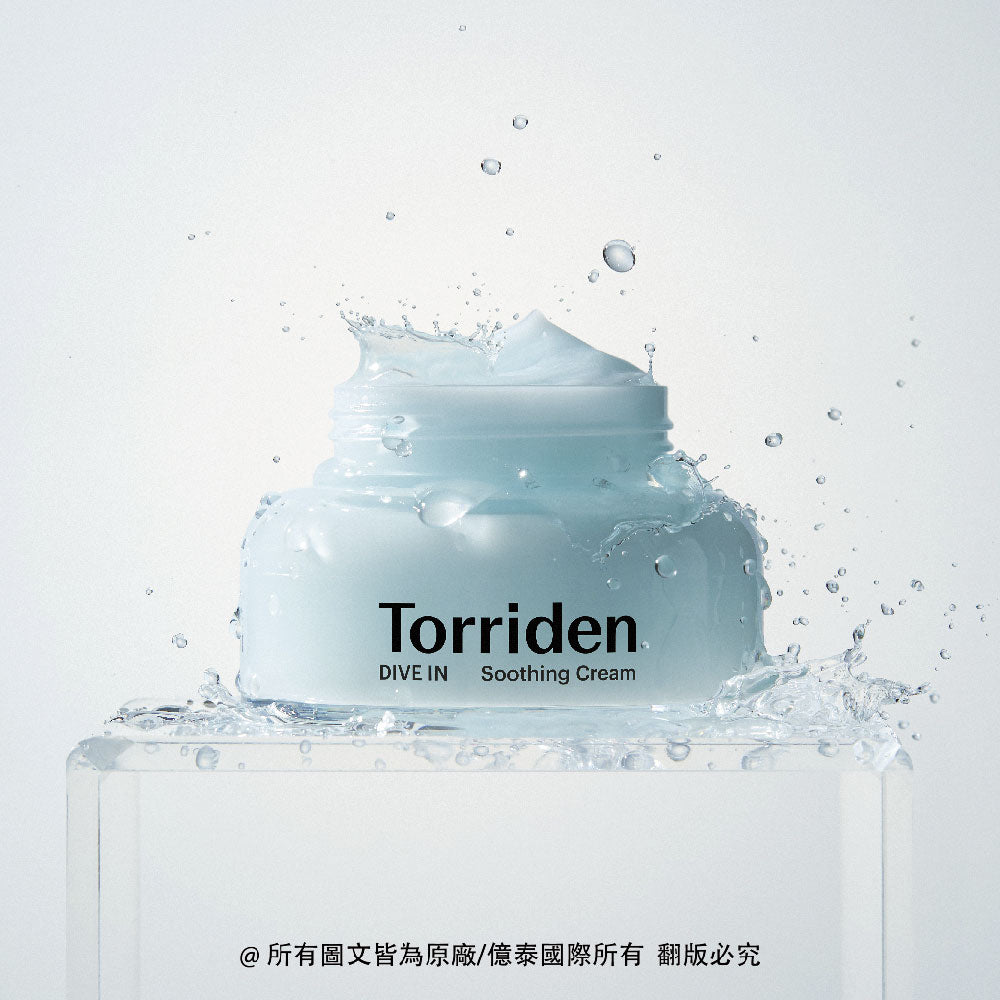 TORRIDEN玻尿酸保濕護膚雙效組｜舒緩凝霜100ml＋清爽化妝水300ml  水潤無負擔，敏弱肌首選