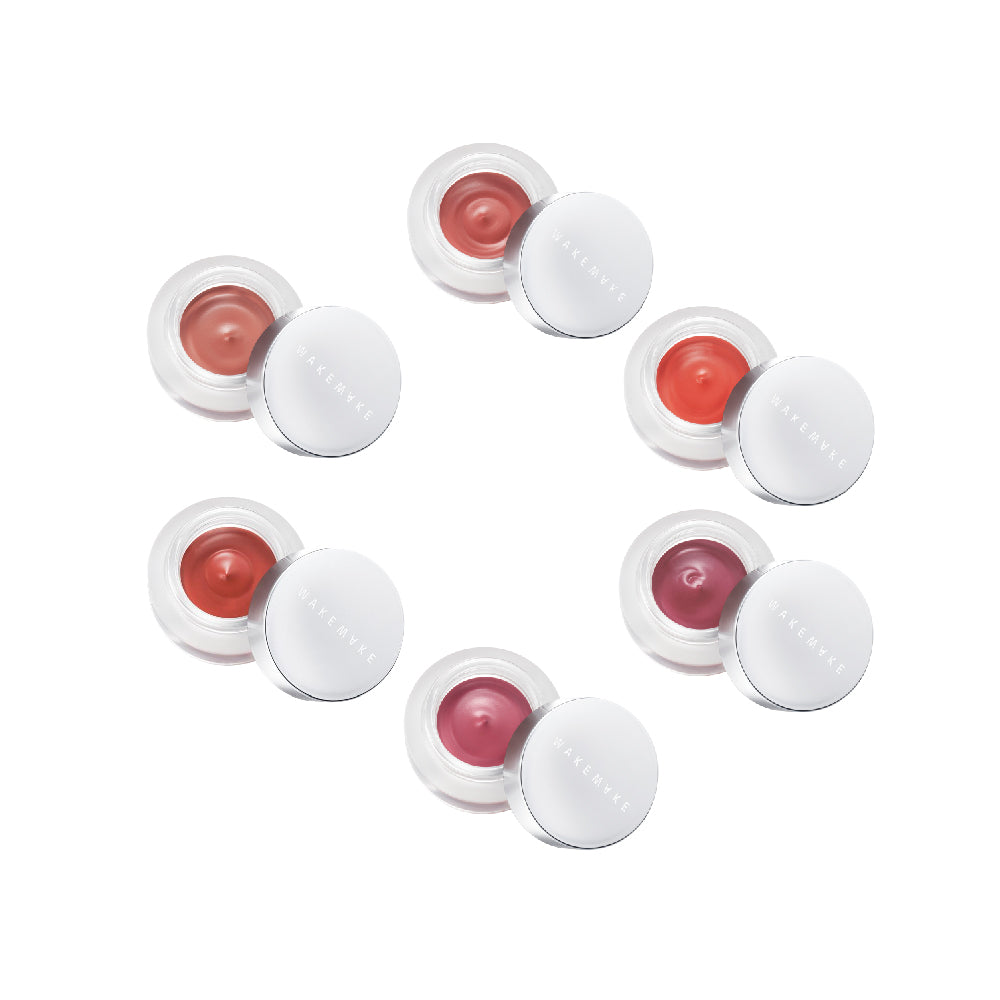 WAKEMAKE 唯可魅 多用途唇頰甜心罐｜Air-Fit 空氣柔焦 × 唇頰眼三合一（01–08 多色號）