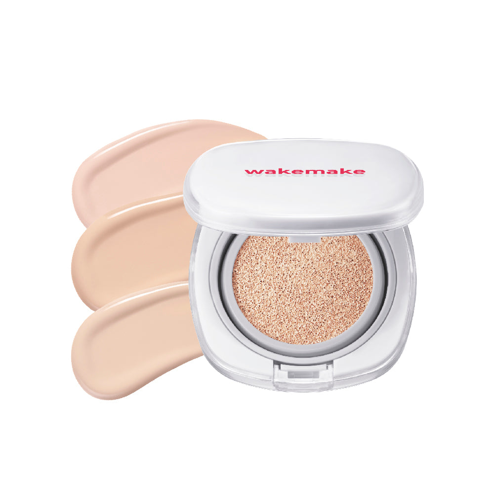 WAKEMAKE 唯可魅 空氣感無痕氣墊粉餅｜組合包（含補充蕊 Refill）