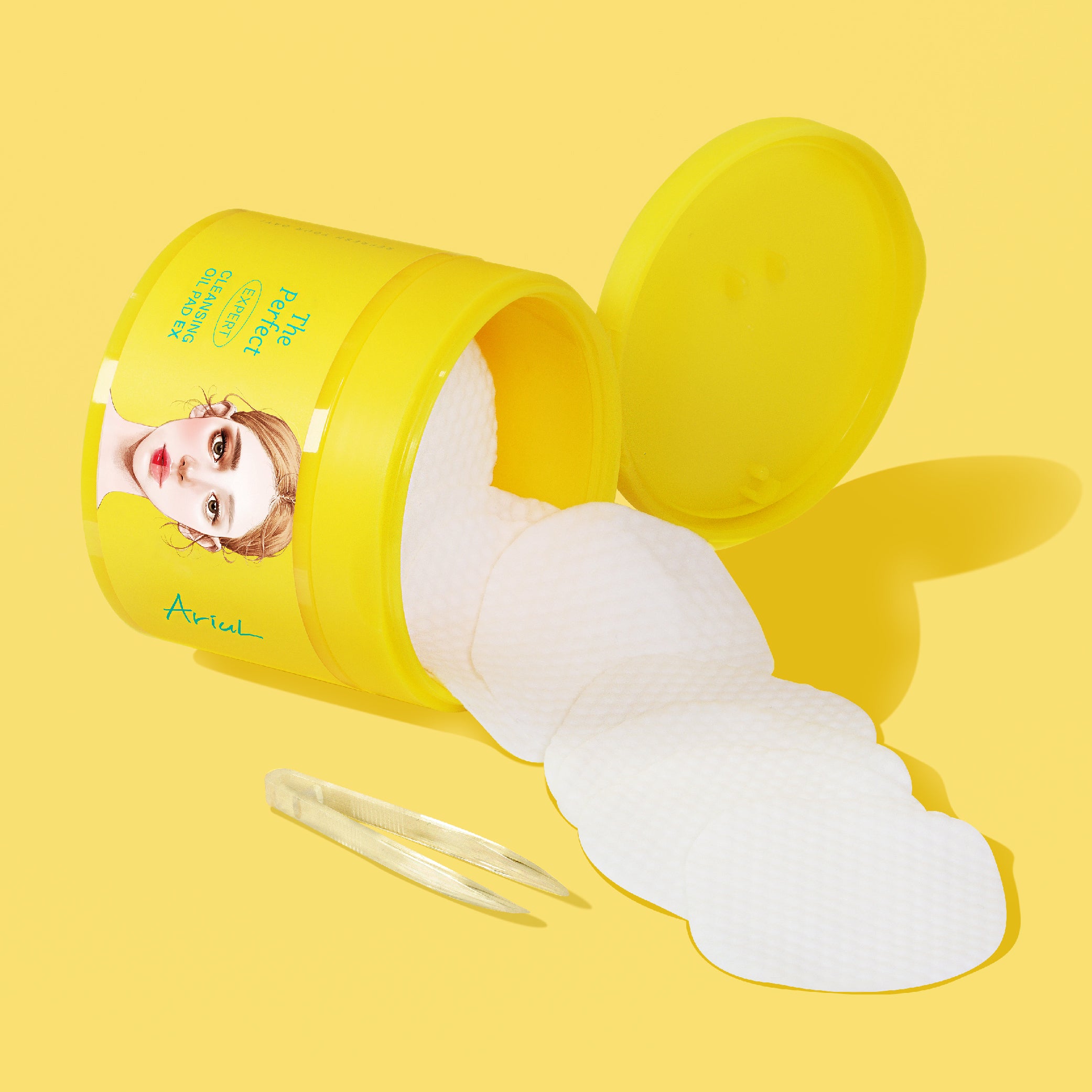 艾藜兒 淨膚雙面眼唇卸妝棉 (60片)