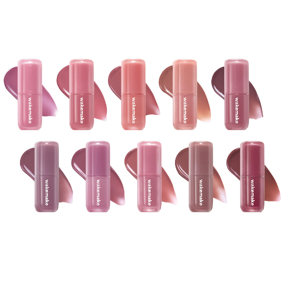 WAKEMAKE 唯可魅 玻璃水光唇釉 Waterfull Glow Tint｜清透水光 × 天生好氣色 × 玻璃光澤感