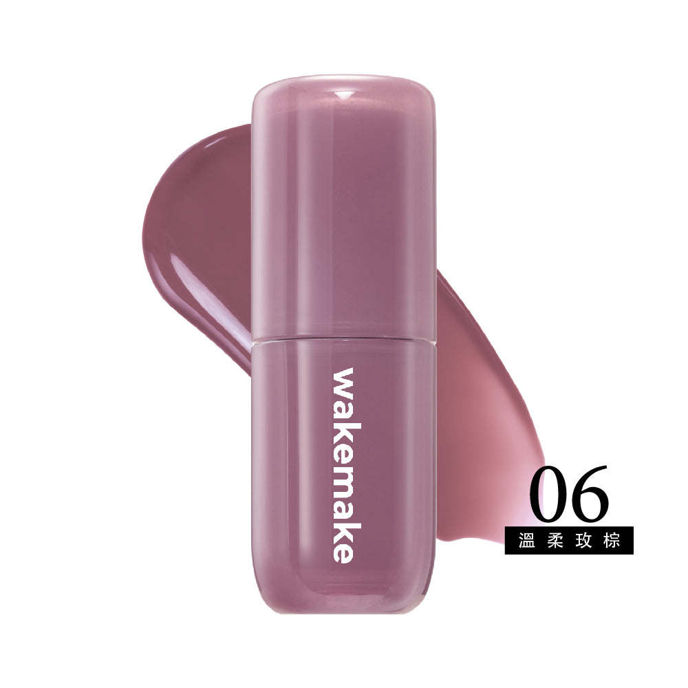 WAKEMAKE 唯可魅 玻璃水光唇釉 Waterfull Glow Tint｜清透水光 × 天生好氣色 × 玻璃光澤感