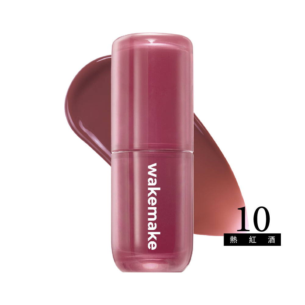 WAKEMAKE 唯可魅 玻璃水光唇釉 Waterfull Glow Tint｜清透水光 × 天生好氣色 × 玻璃光澤感