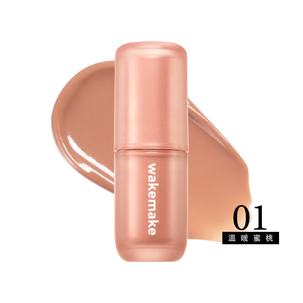 WAKEMAKE 唯可魅 濾鏡柔焦唇釉 Water Blurring Layer Tint｜水光柔焦 × 清透顯色 × 唇部柔化打底