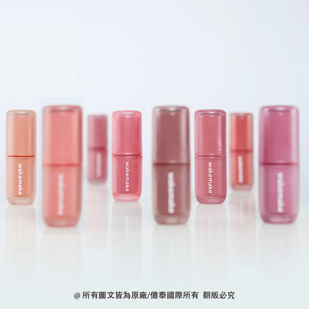 WAKEMAKE 唯可魅 濾鏡柔焦唇釉 Water Blurring Layer Tint｜水光柔焦 × 清透顯色 × 唇部柔化打底