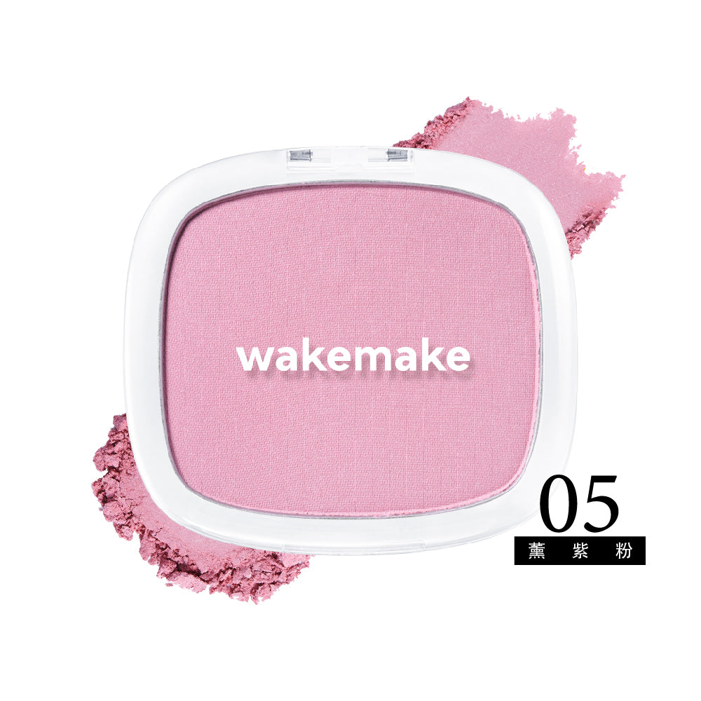 WAKEMAKE 唯可魅 柔霧濾鏡單色腮紅餅｜Breath Blusher 呼吸系輕柔色 × 清透光采 × 自然無粉感