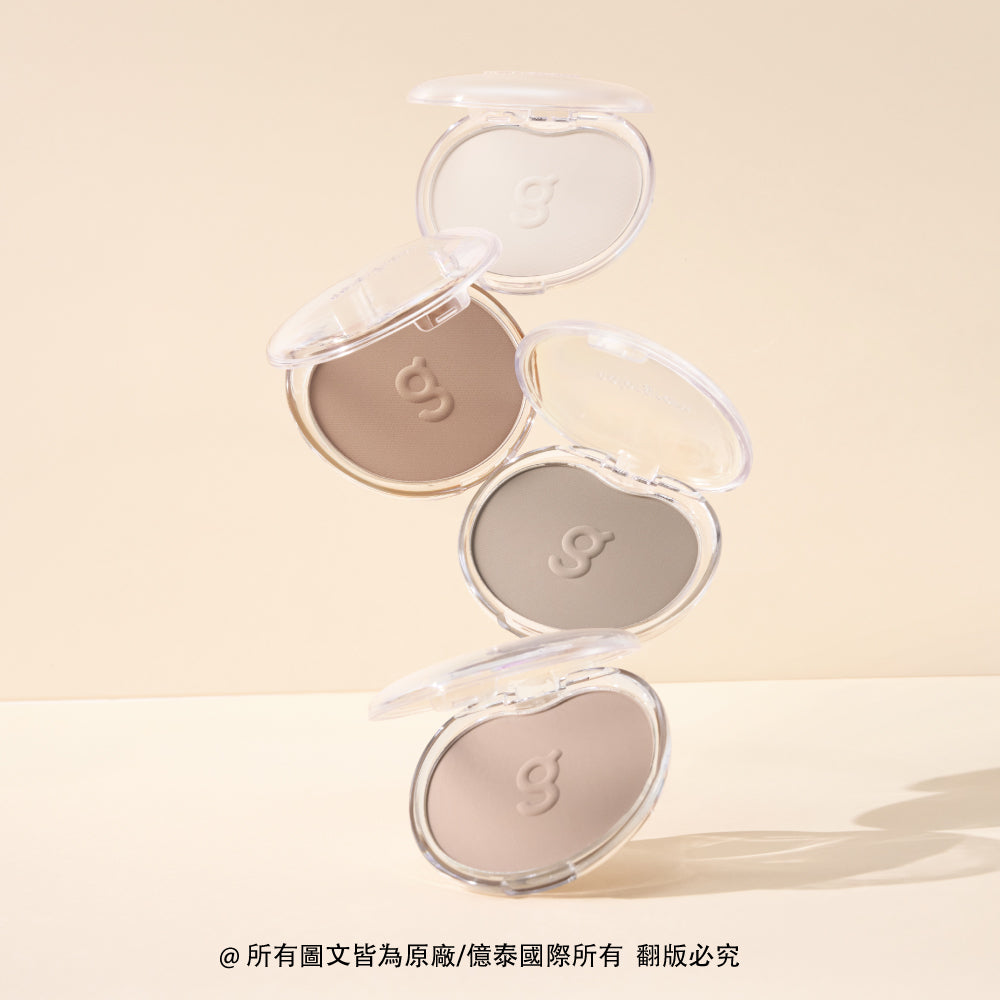 Colorgram 可麗格朗 完美輪廓立體修容餅｜20%自然陰影 × 漸層陰影疊加 × 打亮修容 4 色