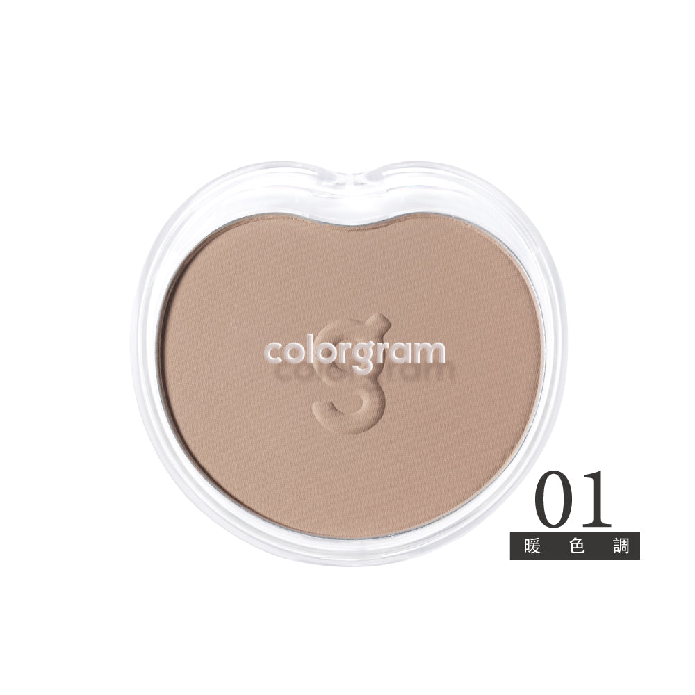Colorgram 可麗格朗 完美輪廓立體修容餅｜20%自然陰影 × 漸層陰影疊加 × 打亮修容 4 色