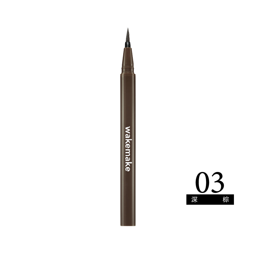 WAKEMAKE 唯可魅 24 小時完美持久防水抗油眼線筆｜抗暈不脫色 × 精準不斷線 × 3 色自然深邃眼神
