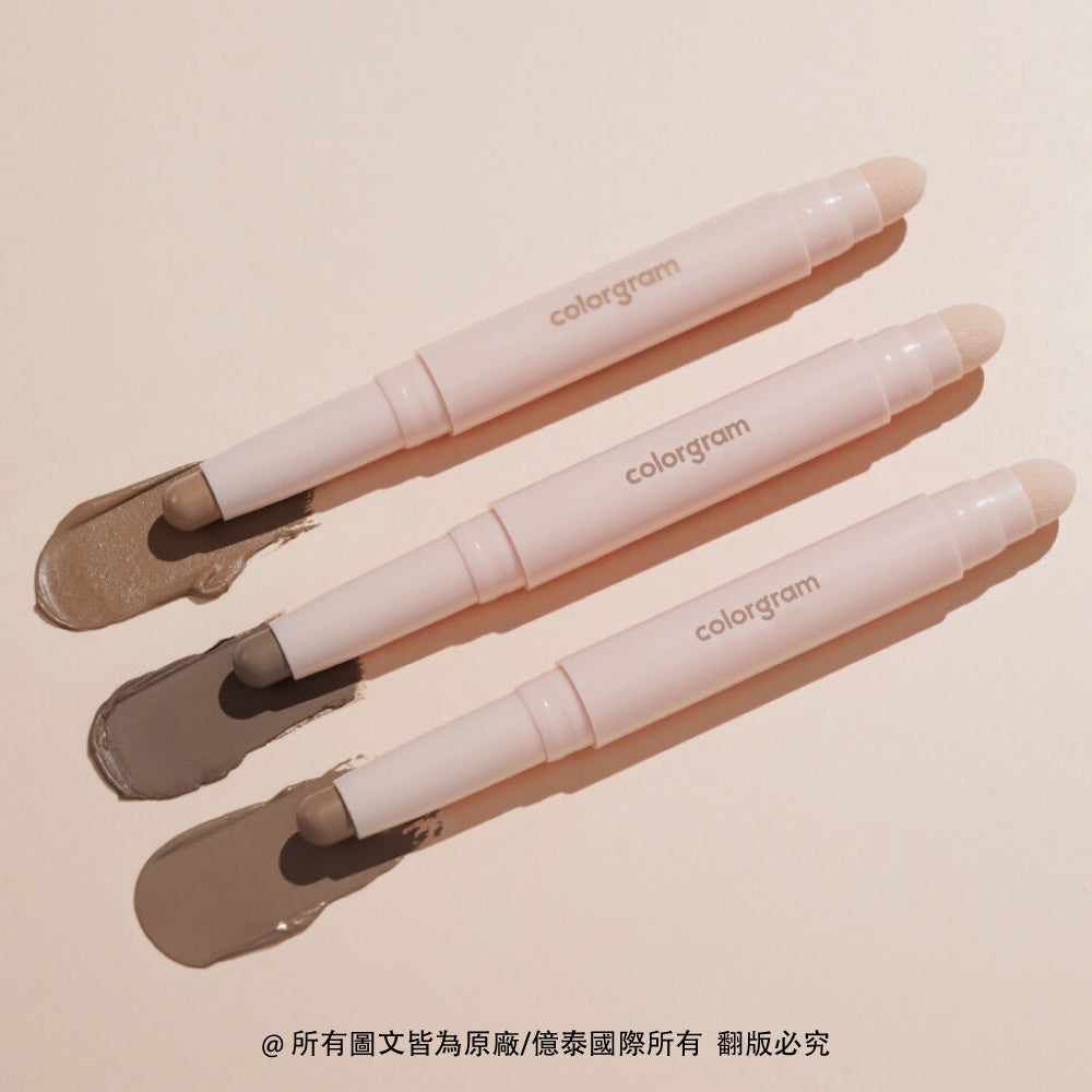 可麗格朗 完美輪廓附刷頭3D修容筆｜雙頭設計 × 3 秒立體 × 柔焦貼膚修容