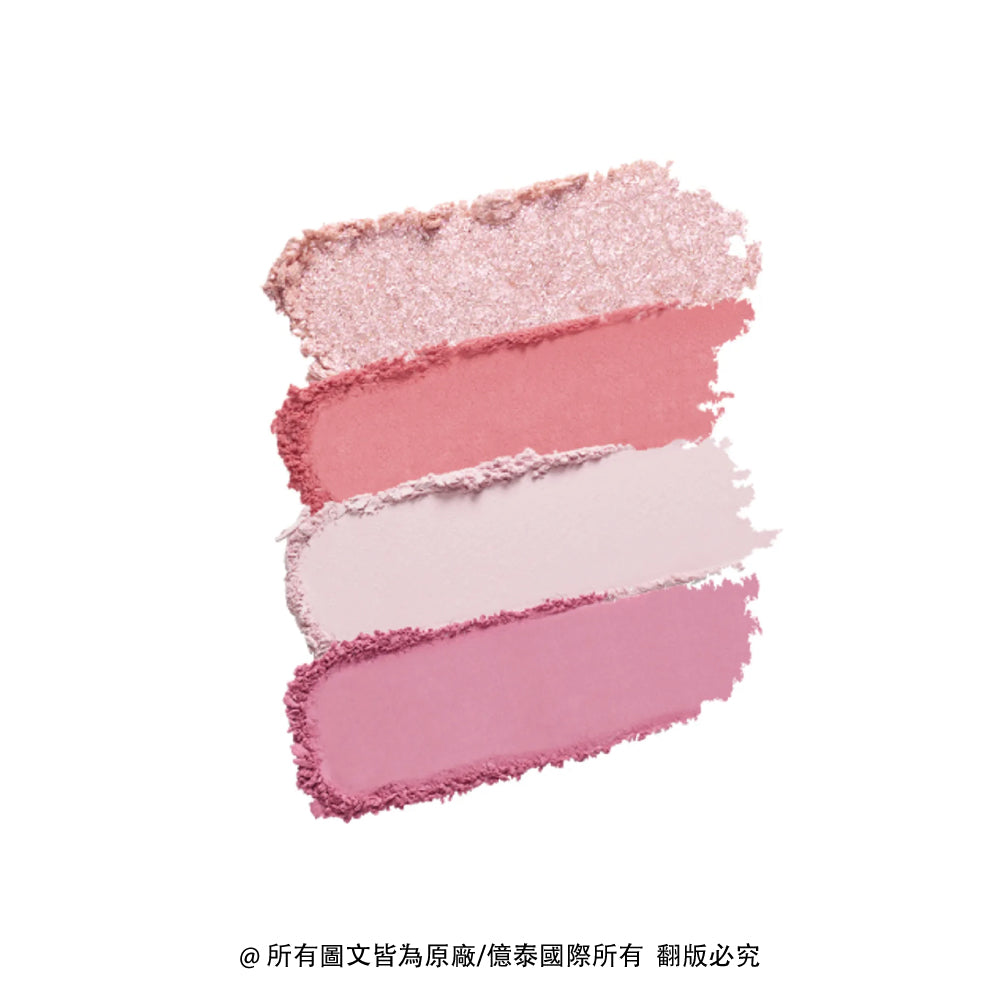 Colorgram 可麗格朗 迷你愛心4色眼彩盤 ｜高顯色 × 超服貼 × 多質地彩妝盤（多色系 × 多妝感）