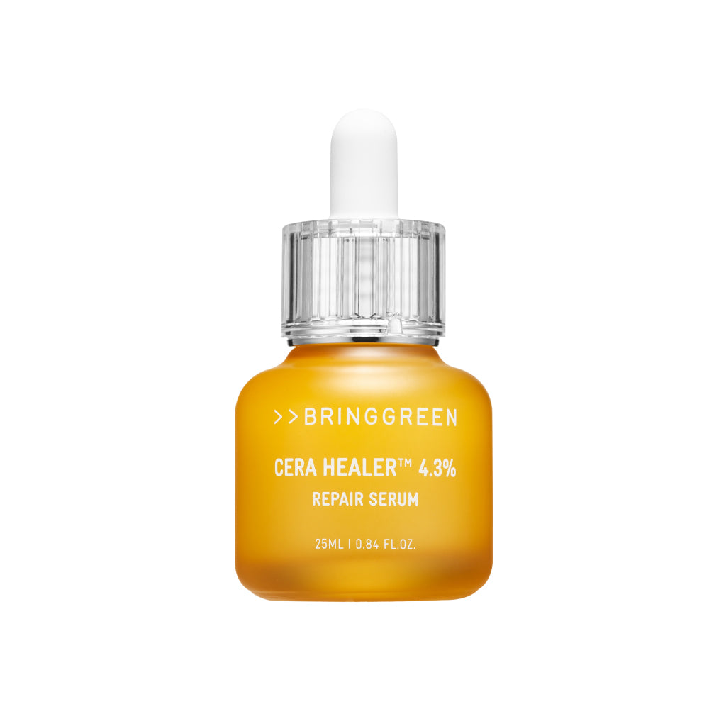 BRINGGREEN 高效能神經醯胺修護保濕草本精華液 (25 ML)｜Cerahealer™ 水感修護精華・舒緩乾燥・強化保濕屏障