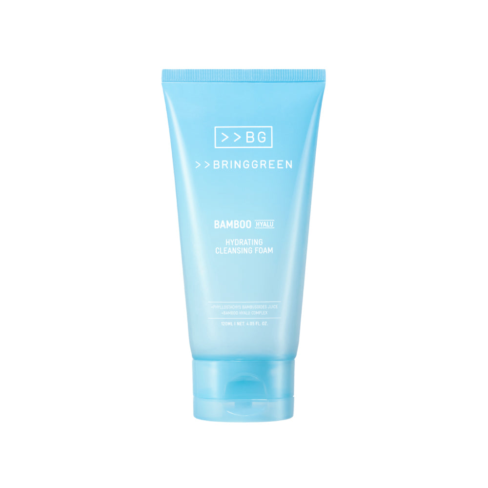 BRINGGREEN 天然竹萃深層保濕洗面乳(120ML)｜6 小時保濕・水潤不緊繃・敏感肌適用｜